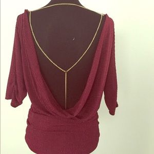 Sexy Open Back Mini Dress/Top